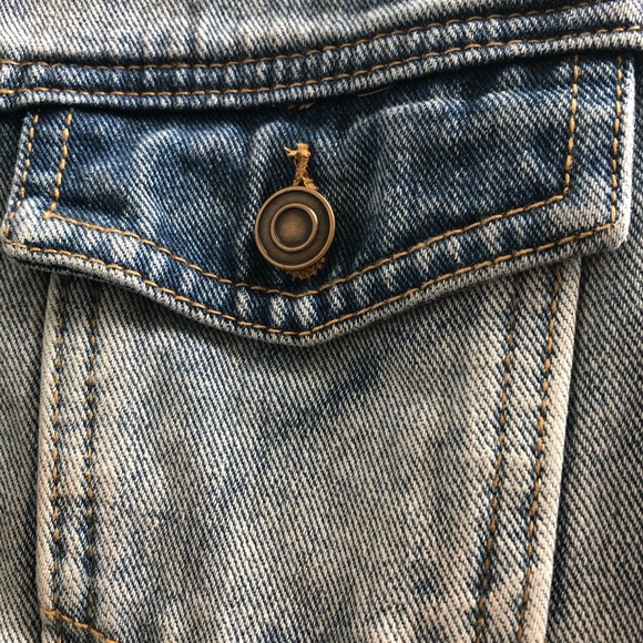 Forever 21 Embroidered Tiger Denim Jacket - Picture 5 of 8